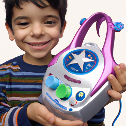 Children can easily learn how to use the VTech Kidi Star DJ Mixer to create their own music.