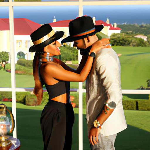 DJ Cassidy and Jessica Aidi take in the breathtaking views on their romantic vacation.