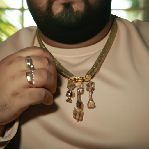 DJ Khaled rocks a one-of-a-kind jewelry piece during an interview about his love for jewelry.