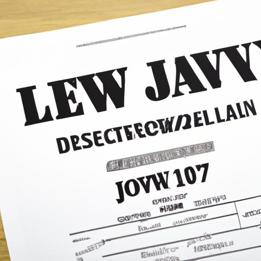 A copy of the DJ Law 2016 document.