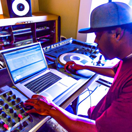 DJ Qick Silver stays focused as he creates his next chart-topping hit.