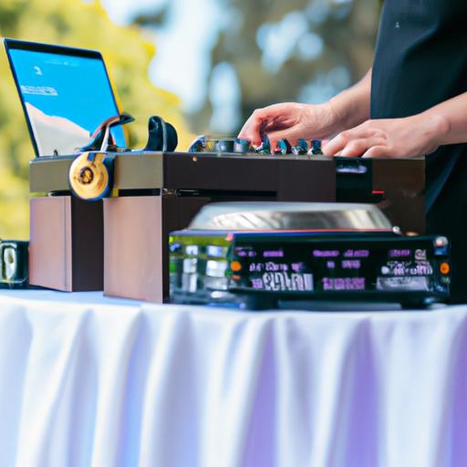 The professional DJ used high-quality equipment to ensure a flawless performance.