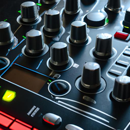 The sleek design of the Newmark mixer made it easy for the DJ to seamlessly transition between tracks.