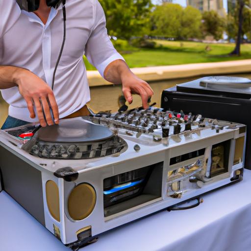 This wedding DJ in Chicago takes his job seriously, ensuring that the sound quality and music selection are perfect for the big day