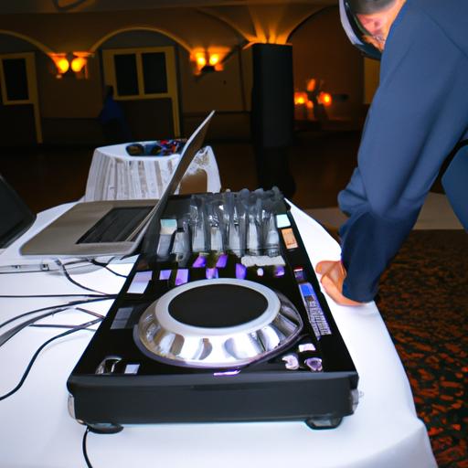 The professional wedding DJ ensured high-quality sound and equipment for the special day